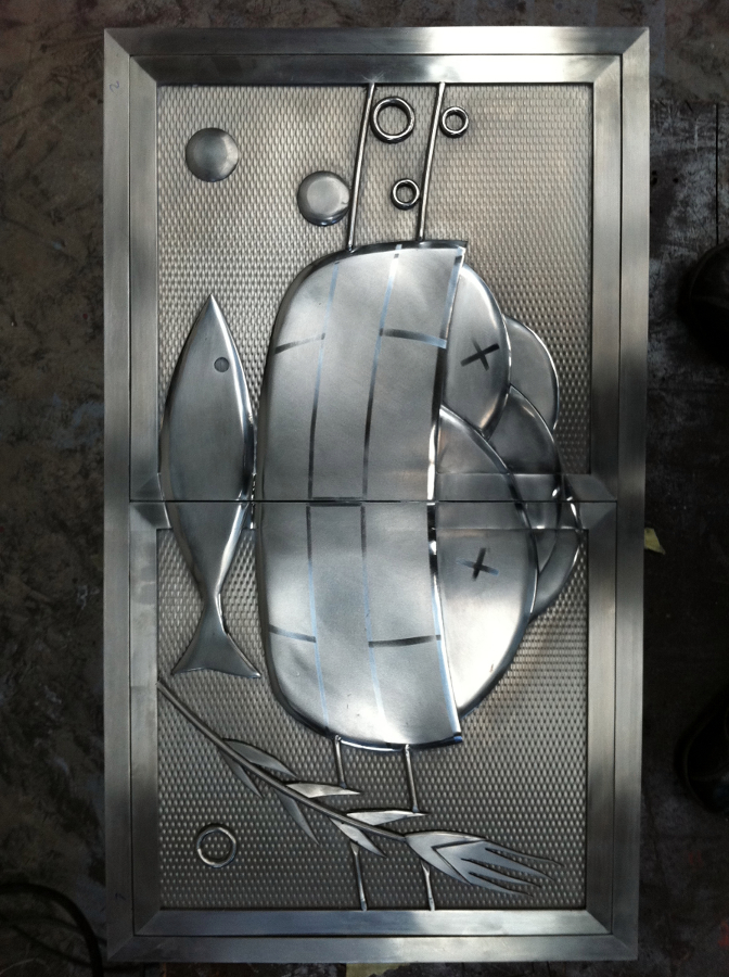 sagrario en inox e inetrior de laton