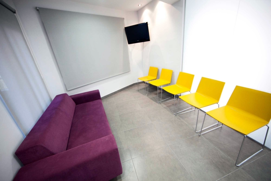 Sala de espera Clínica Nuria Vila