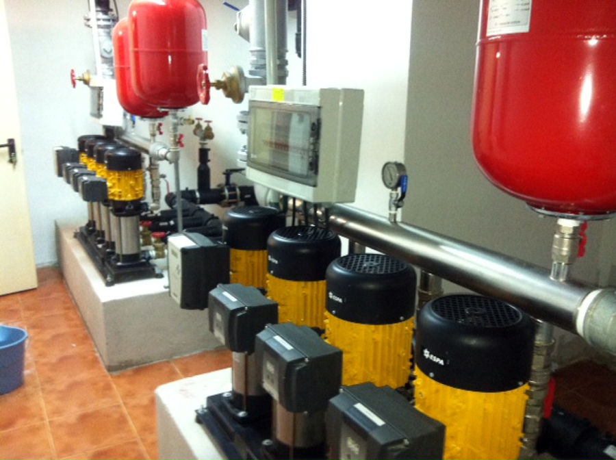 Sala de maquinas Grupos de presión
