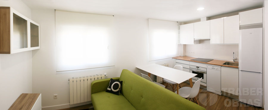 Año 2016. Reforma integral vivienda realizada por Tarber Obras. Madrid, barrio Latina.