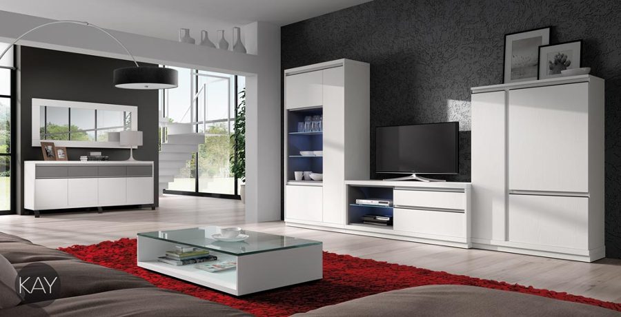 Comedor Blanco y Gris Pardo