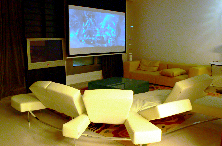 Salon con Home cinema incluido