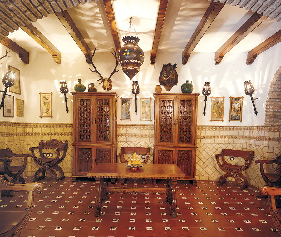 Salón rustico