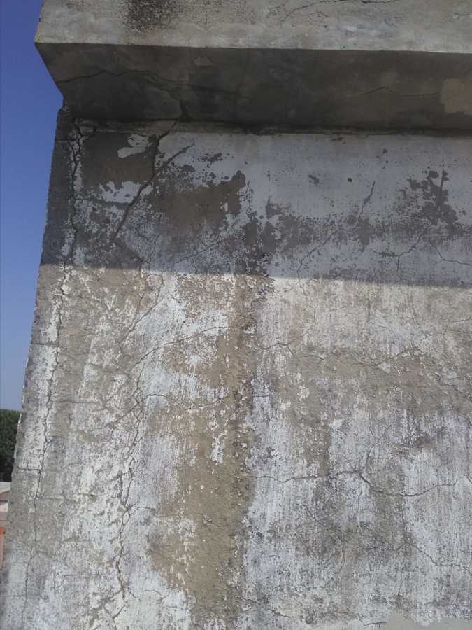 Saneado y pintado de castillete