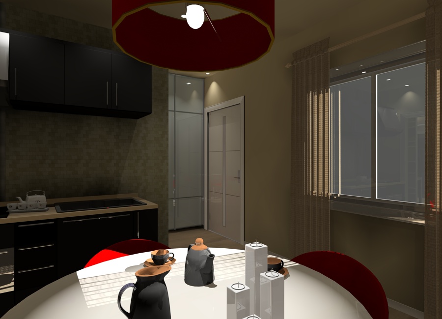 Render apartahotel (La Sapinère, Francia)