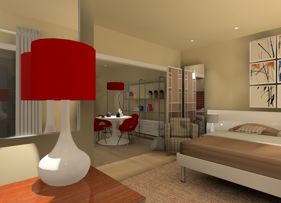 Render apartahotel (La Sapinère, Francia)