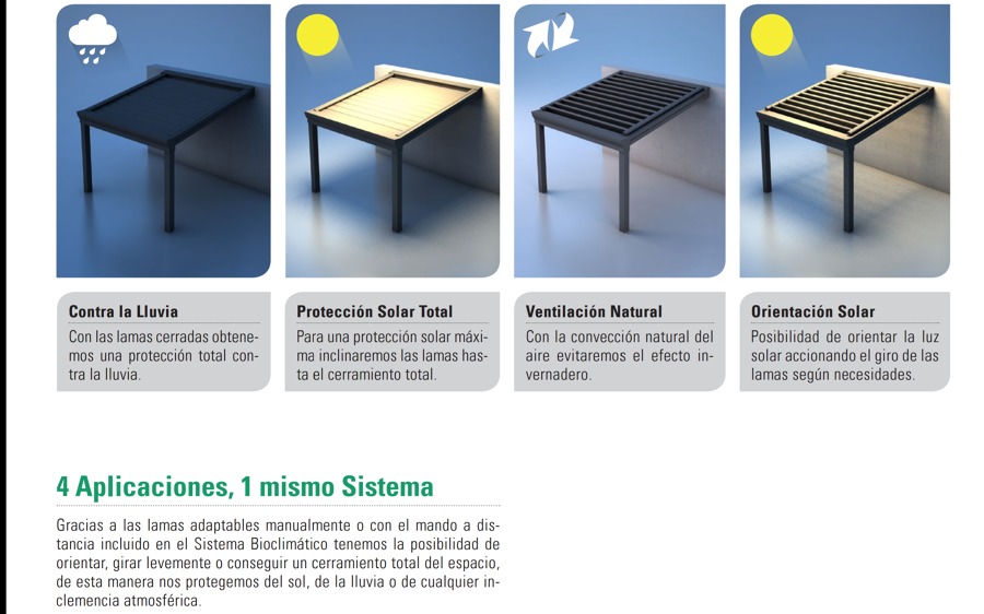 pergola bioclimatica
