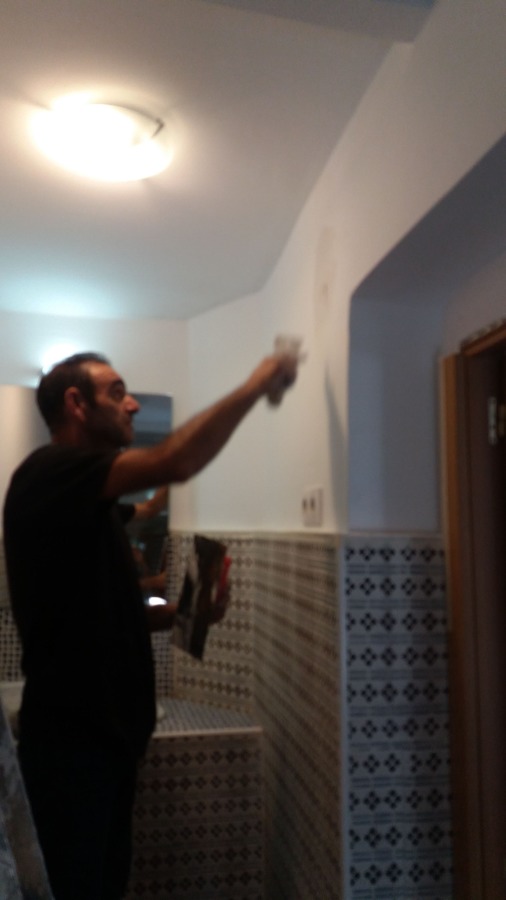 Juan Ramón pintando