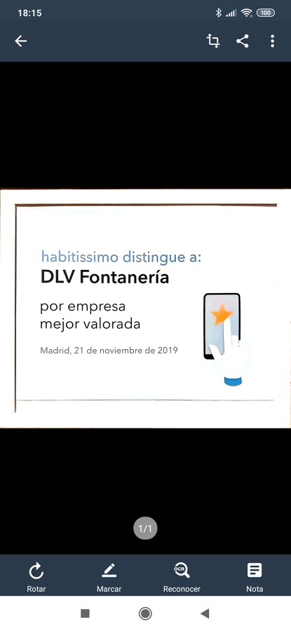 Premio otorgado por habitissimo