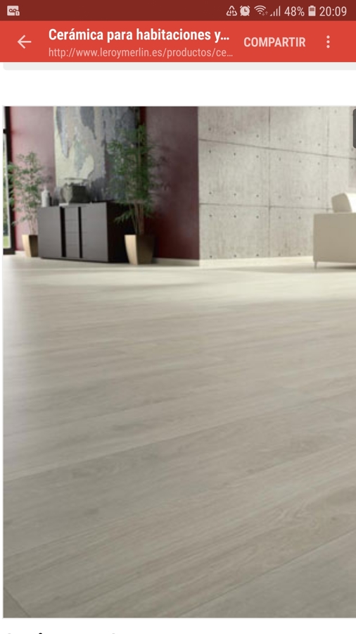 Suelo de gres tipo parquet