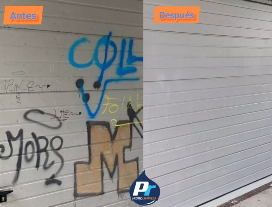 Eliminación de grafittis