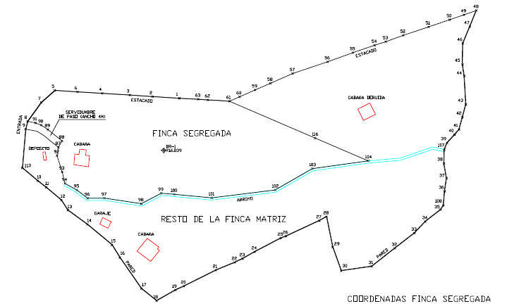 SEGREGACION DE FINCAS