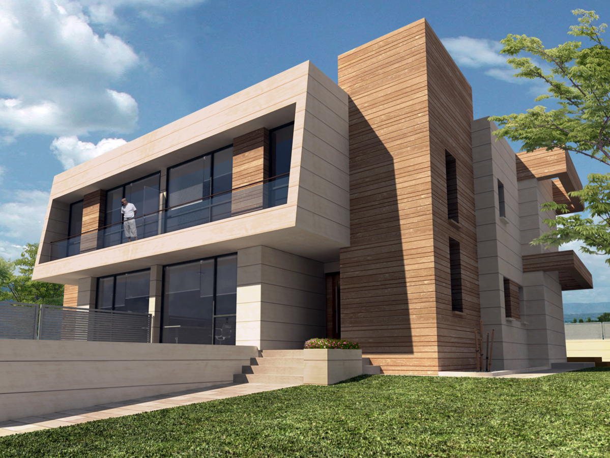 SEIS VIVIENDAS UNIFAMILIARES PAREADAS EN VILLANUEVA DE LA CAÑADA. MADRID.