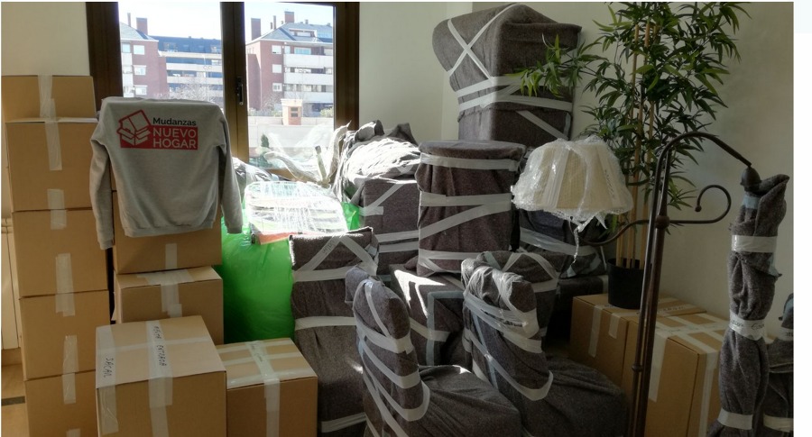 Mudanza con embalajes