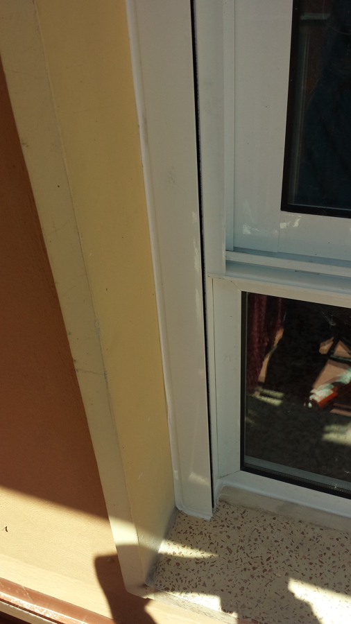sellado de ventanas colocadas a obra