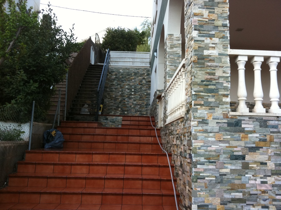 piedra natural balustradas y escalones