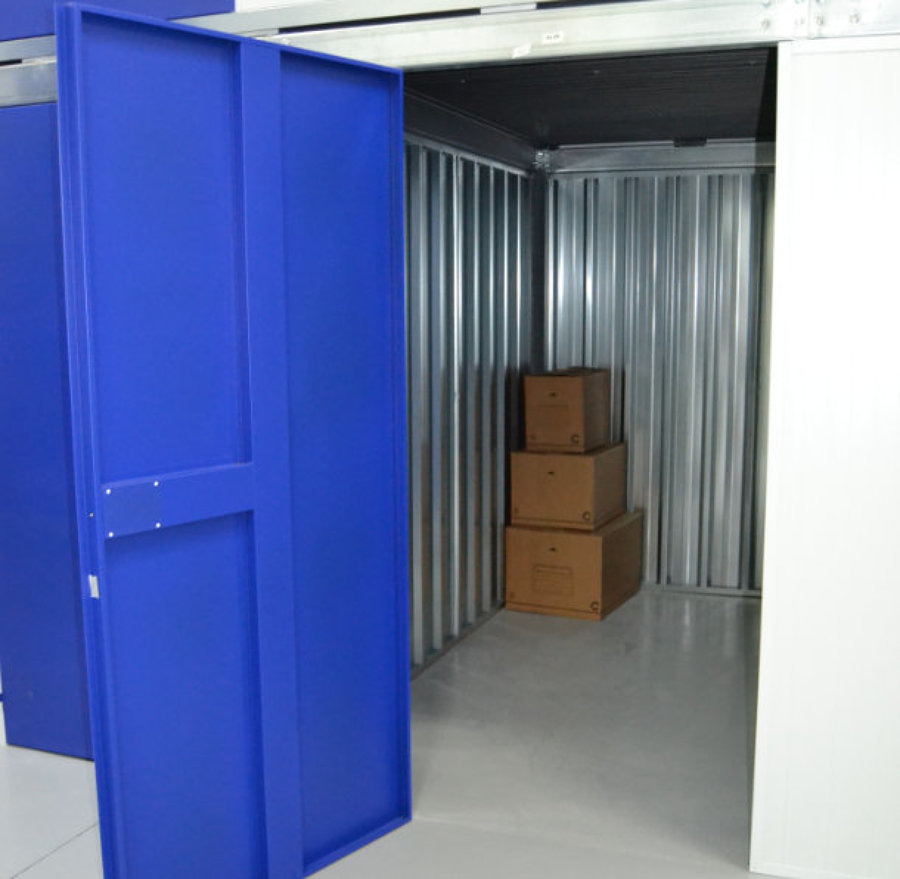 Trasteros forrados en chapa