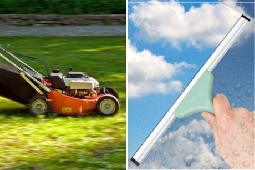 Servicios de Jardinería y Limpieza de Cristales.