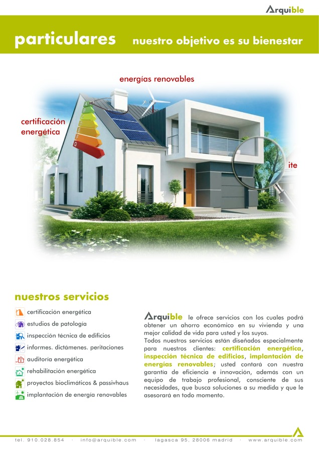sevicios de Arquible para particulares