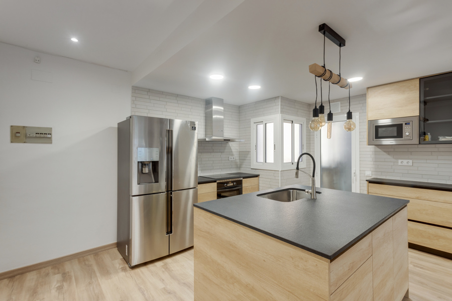 Cocina moderna y renovada