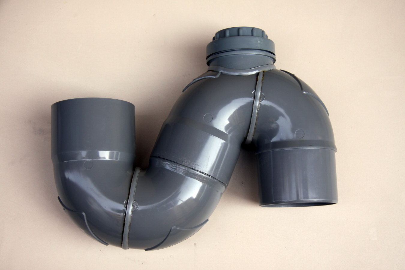 SIFON VERTICAL TURCO DE PVC