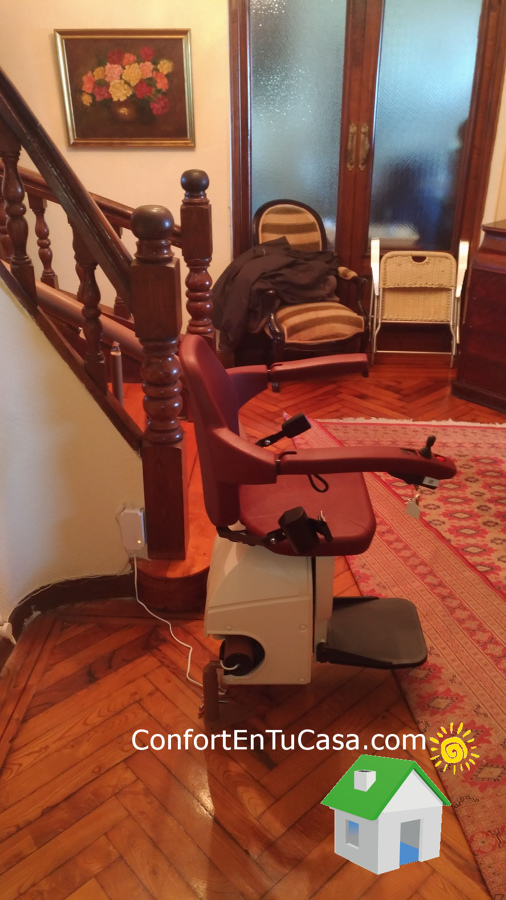 silla salvaescaleras ConfortEnTuCasa instalacion en santander cantabria
