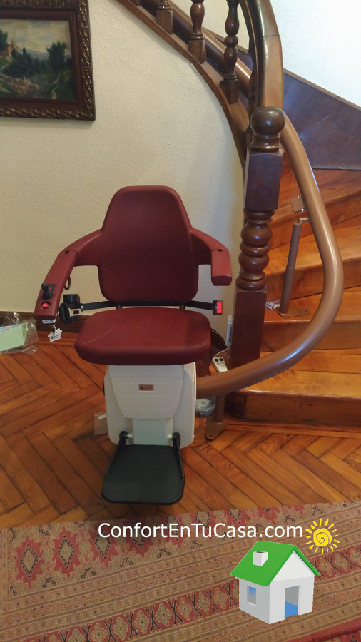 silla salvaescaleras ConfortEnTuCasa instalacion en santander cantabria