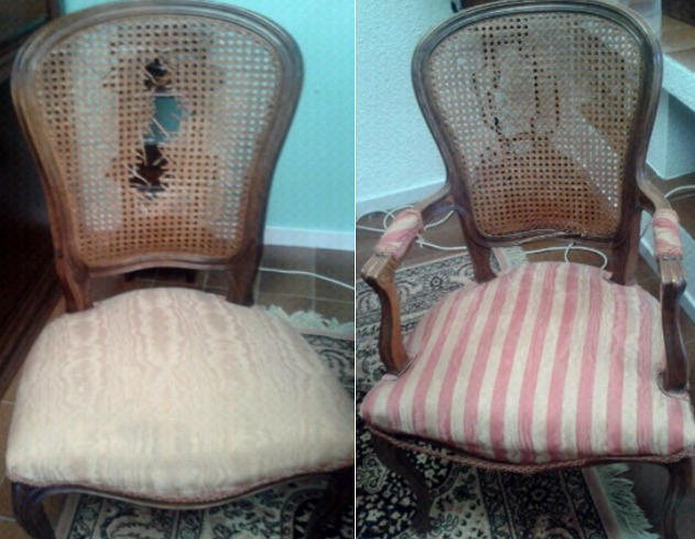 Silla y sillón clásico