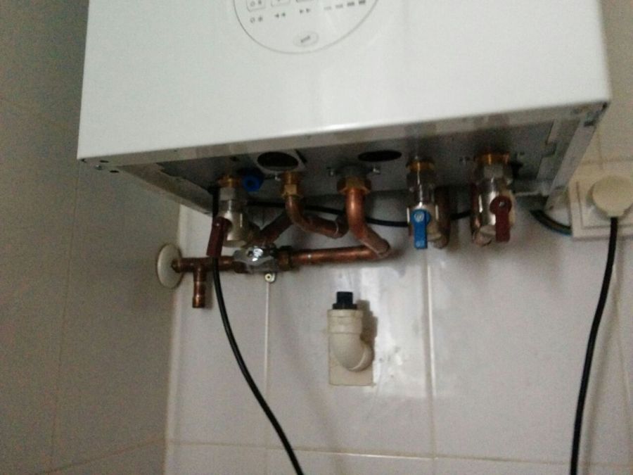 caldera con sistemas de seguridad