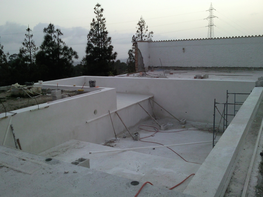 Reforma de piscina.