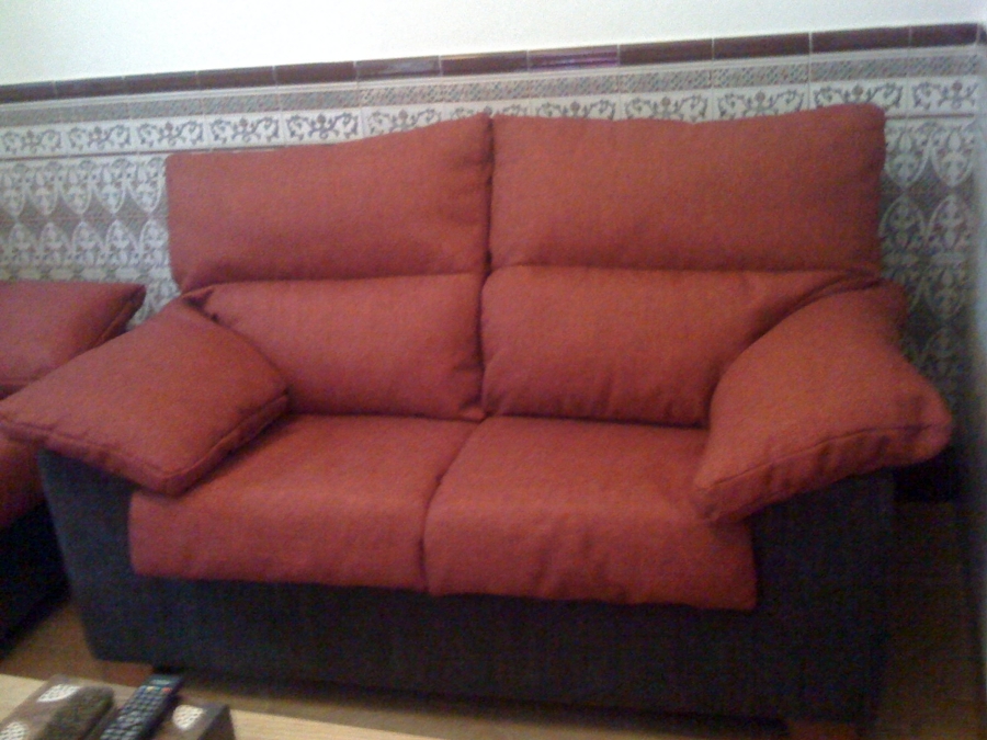 Sofa 3+2 plazas retapizado .