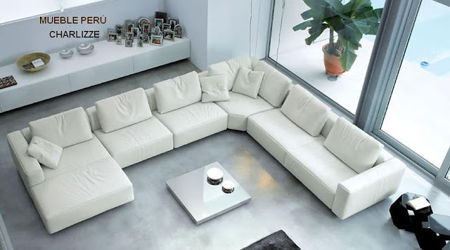 Sofá rinconera tipo moderno muy cómodo 