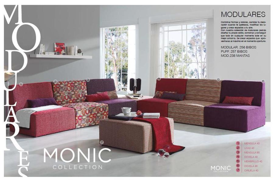Sofás modulares.