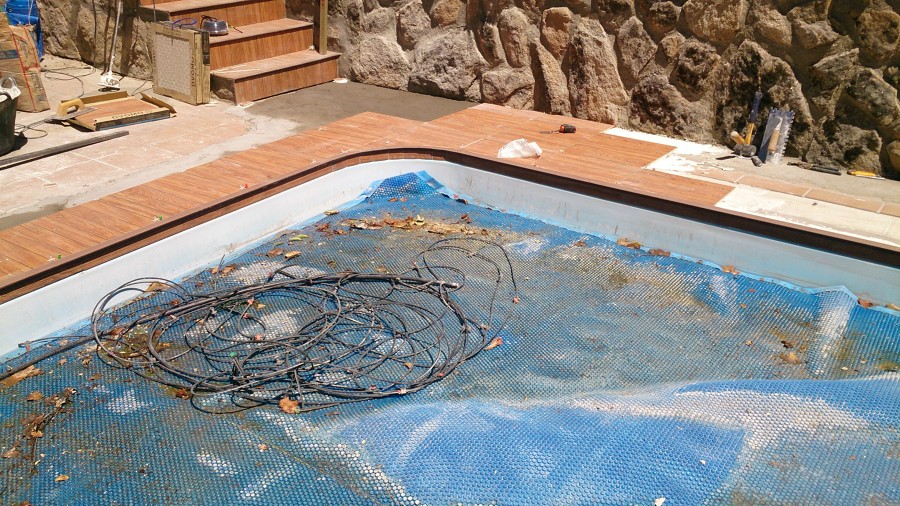 Solado playa piscina 