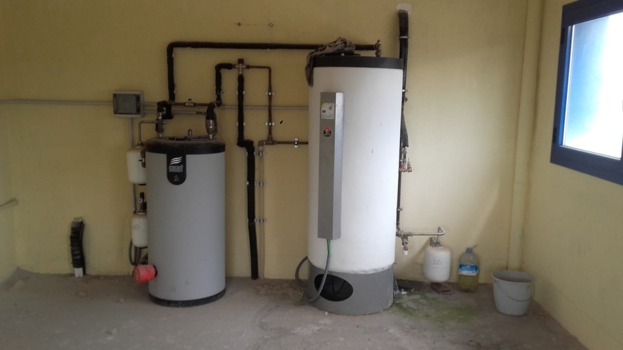 Instalación agua caliente solar