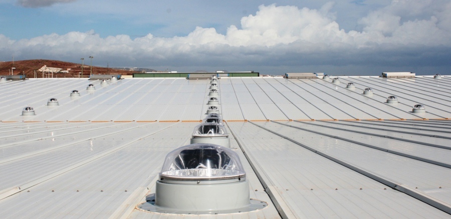 Solatube en cubierta Sandwich