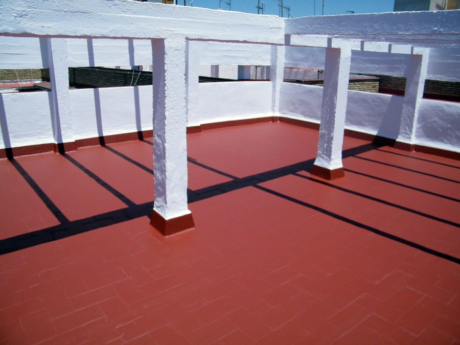 Acabado de rehabilitación e impermeabilización de azotea