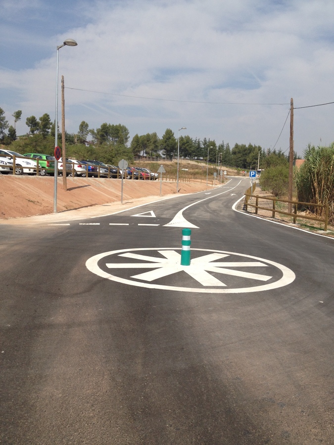 Marcas viales carretera