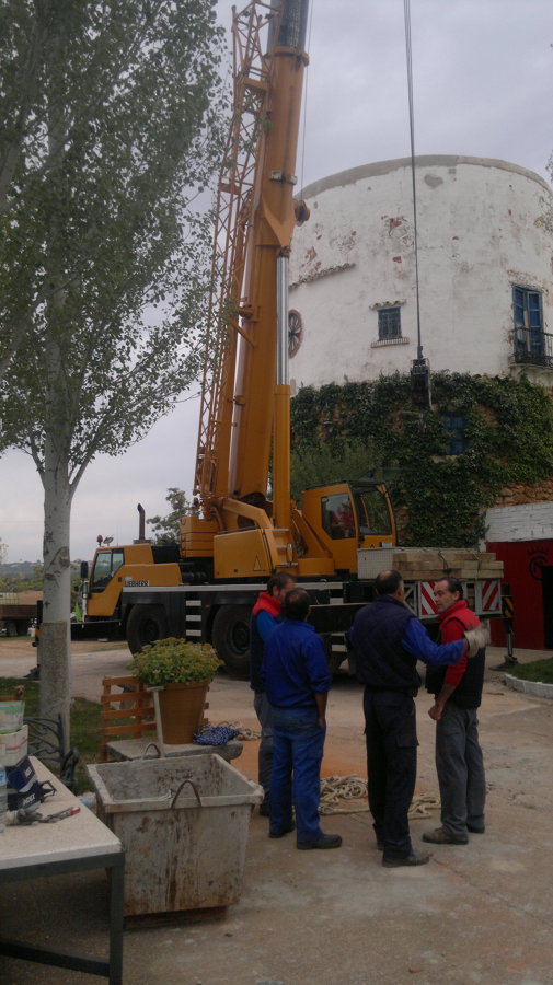 Subida del torreon a la cupula.