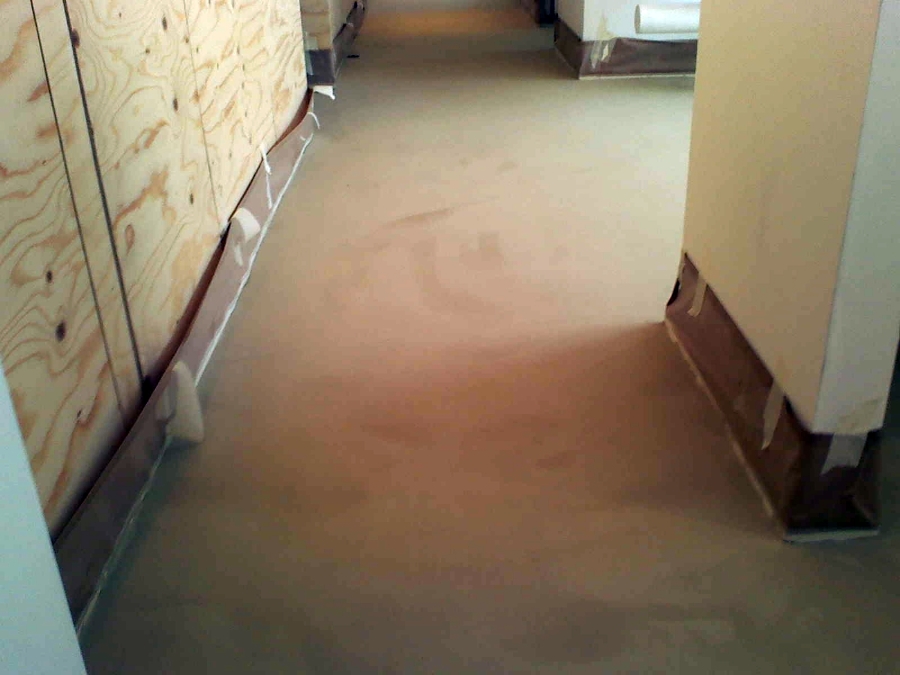 Suelo de Microcemento en Clinica Dental