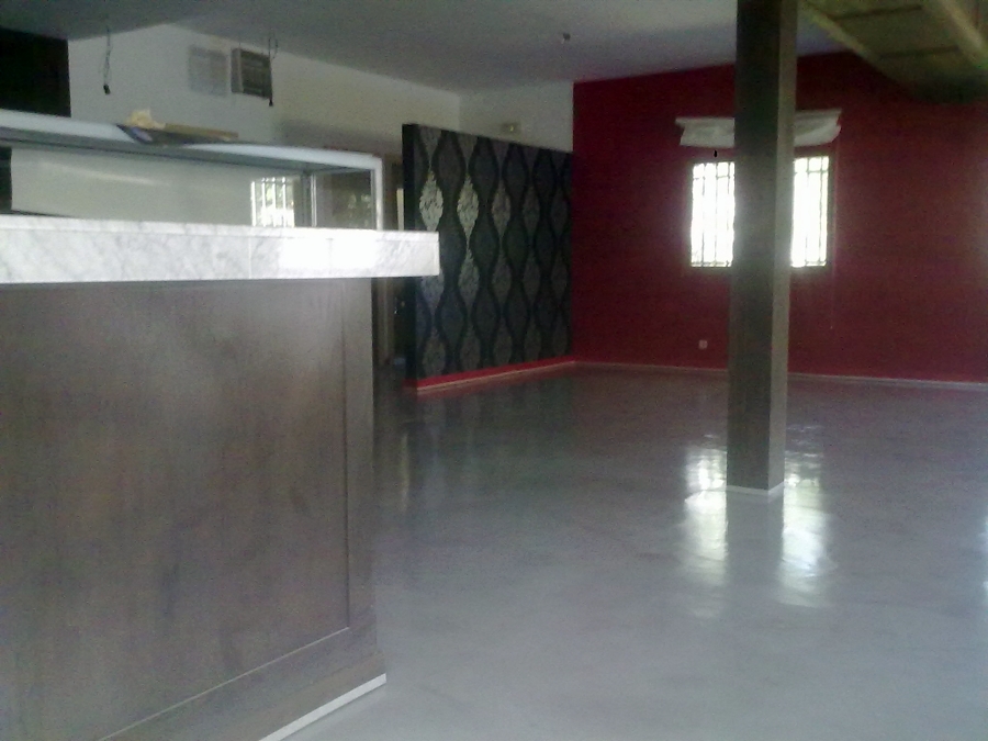 Suelo de Microcemento en restaurante