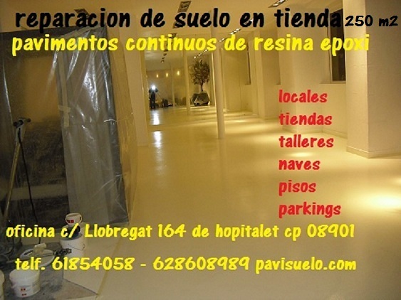 SUELO DECORATIVO DE RESINA DE POLIURETANO