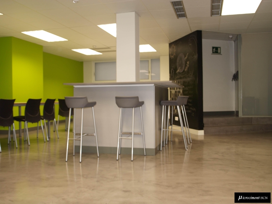 Suelo Microcemento oficinas