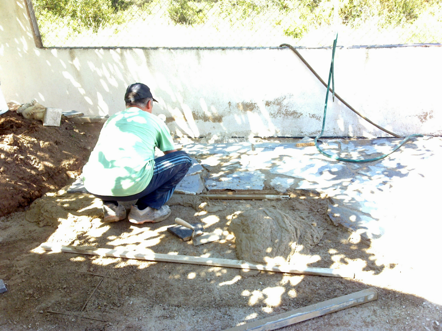Suelo piedra natural en Nou Vendrell