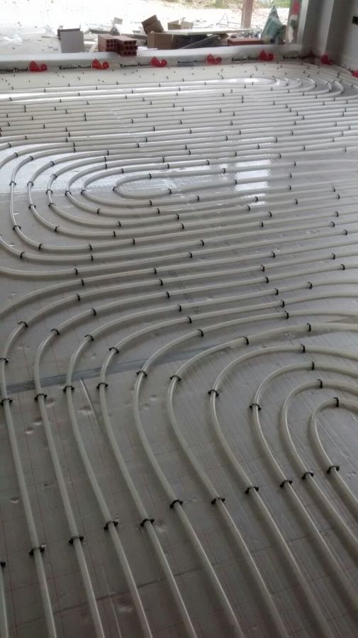 Suelo radiante plancha aluminio