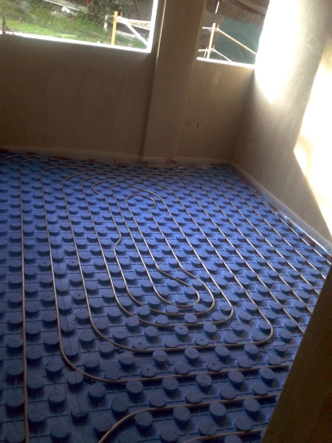 Suelo radiante de alta densidad para frio y calor