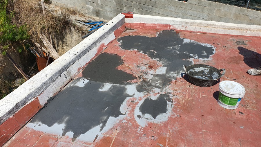 Reaparacion de suelo a impermeabilizar