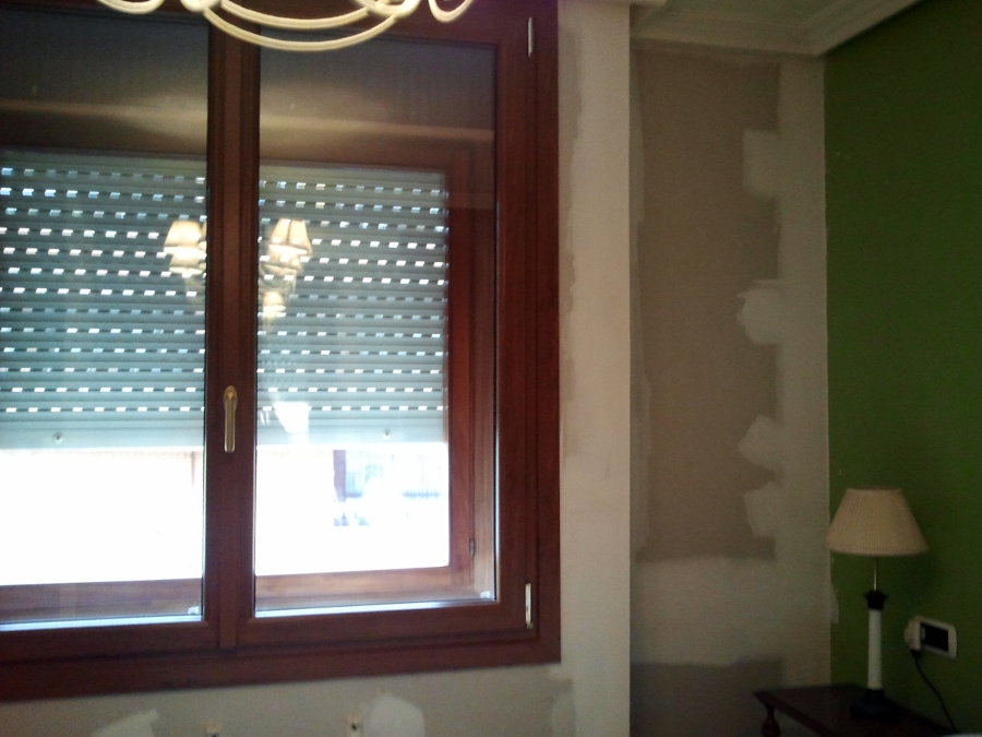 tabique acústico y ventana