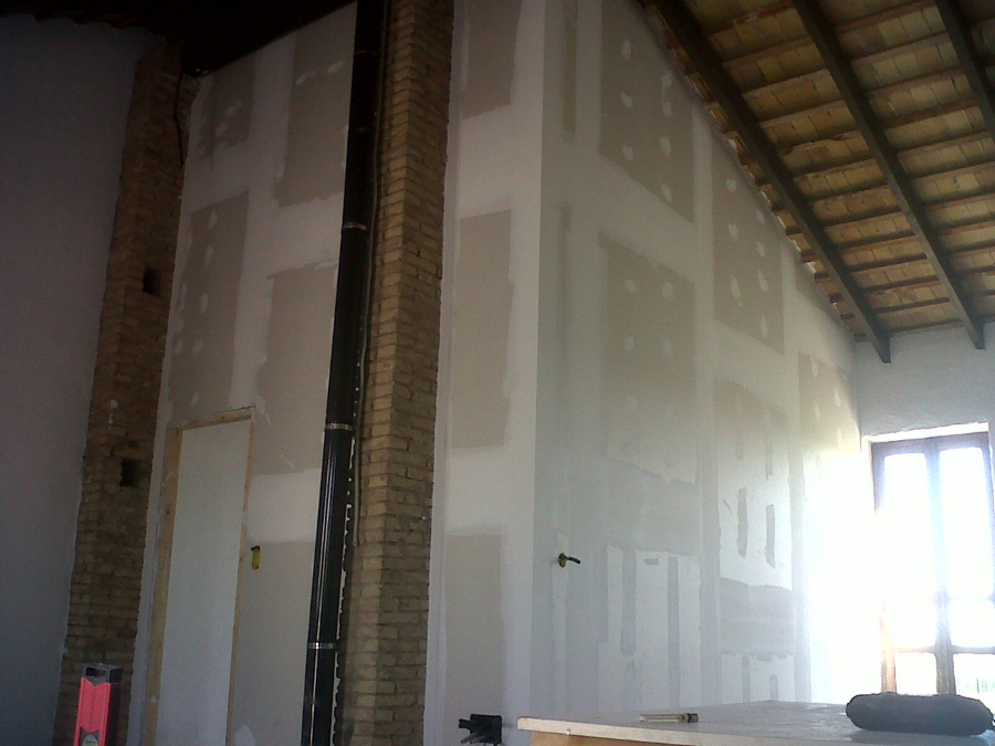 Tabique divisorio de Pladur