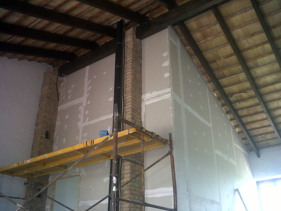 Tabique divisorio de Pladur